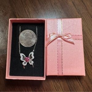 Elegant Butterfly Pendant Necklace